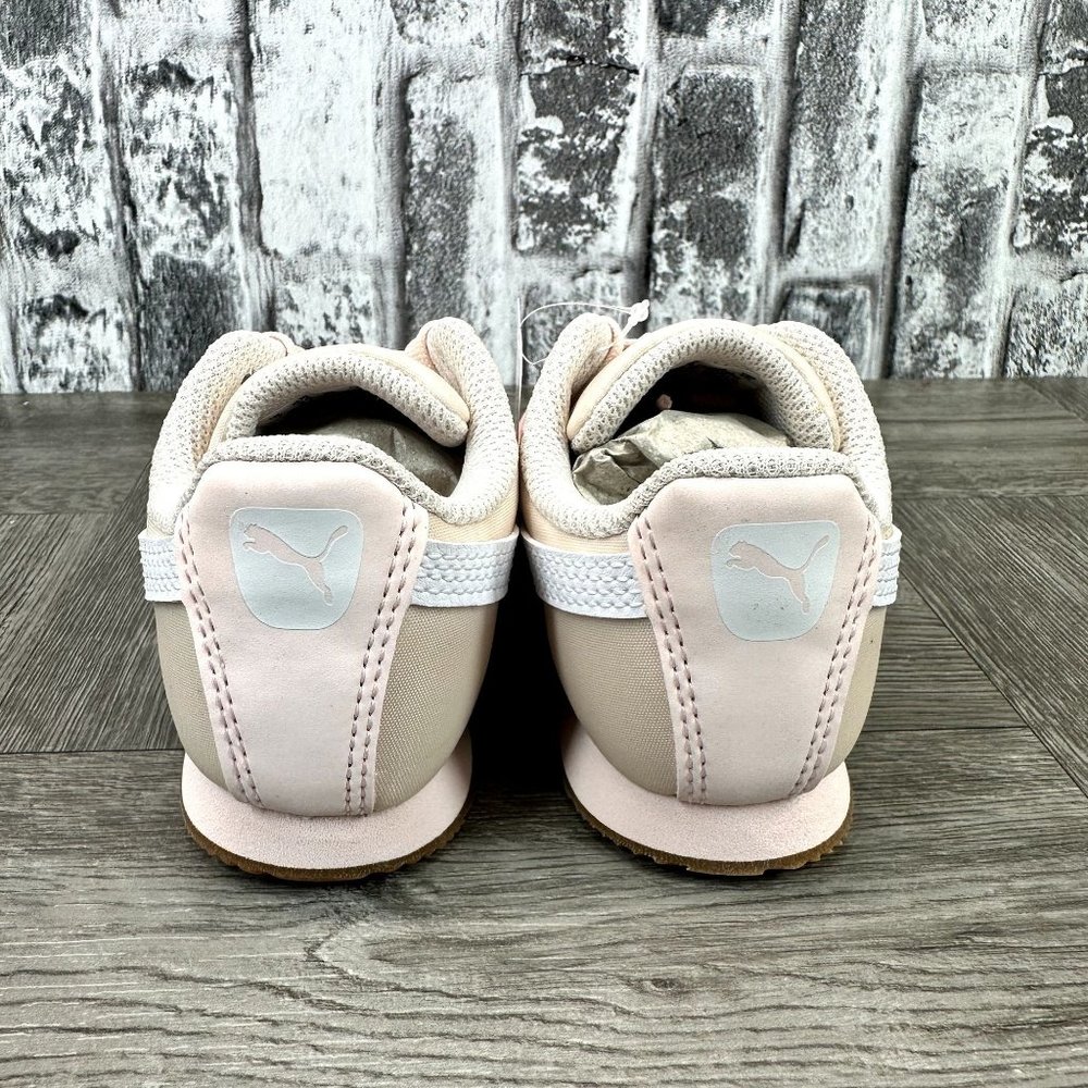 Puma Roma Basic Summer toddler girl size 8c Pink Sneakers 359842-15 - Picture 7 of 9